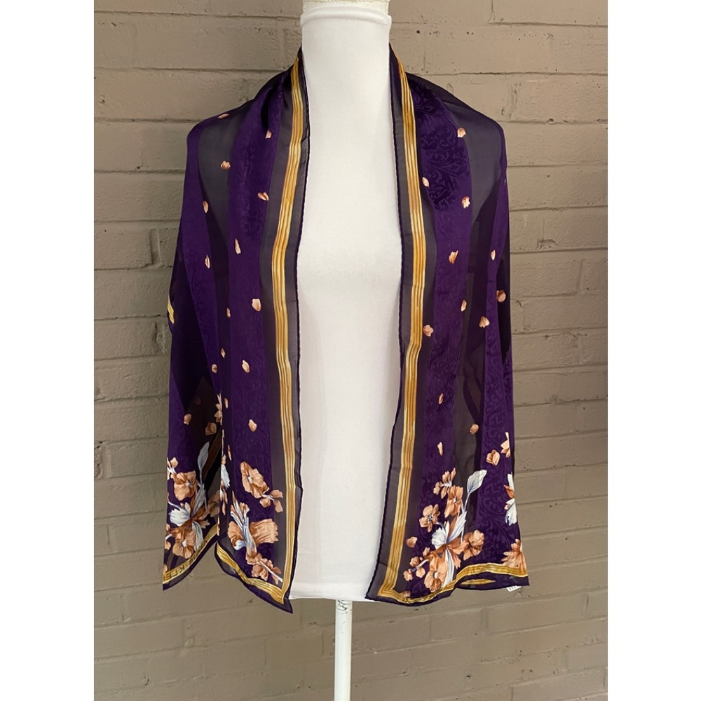 Anne Klein vintage silk scarf - Picture 5 of 12